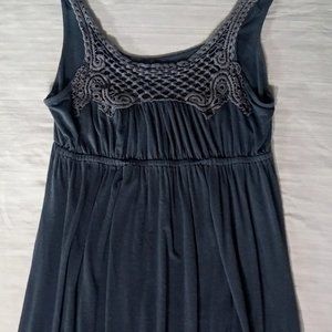 XXI Babydoll Tank with Embroidery Neckline Size M